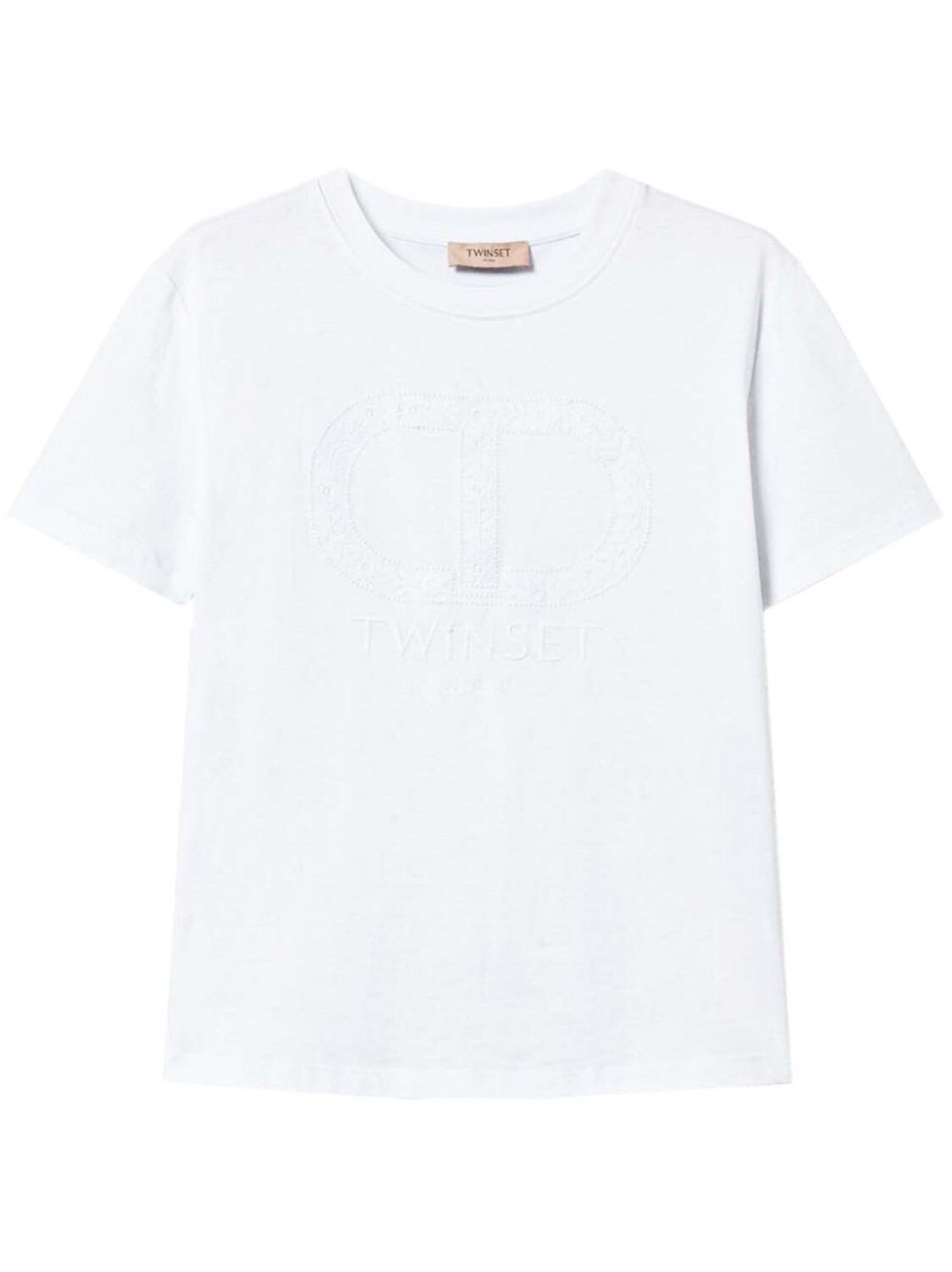 TWINSET футболка с вышитым логотипом Oval T, белый
TWINSET футболка с вышитым логотипом Oval T, белый