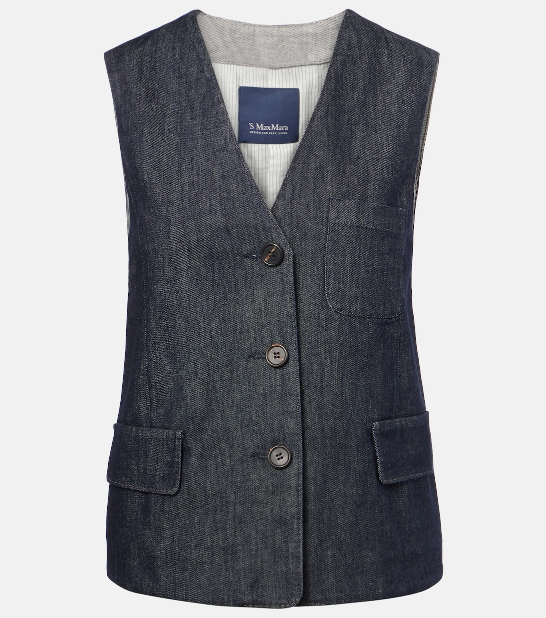 Джинсовая жилетка S Max Mara, Blue Pulito
Джинсовая жилетка S Max Mara, Blue Pulito