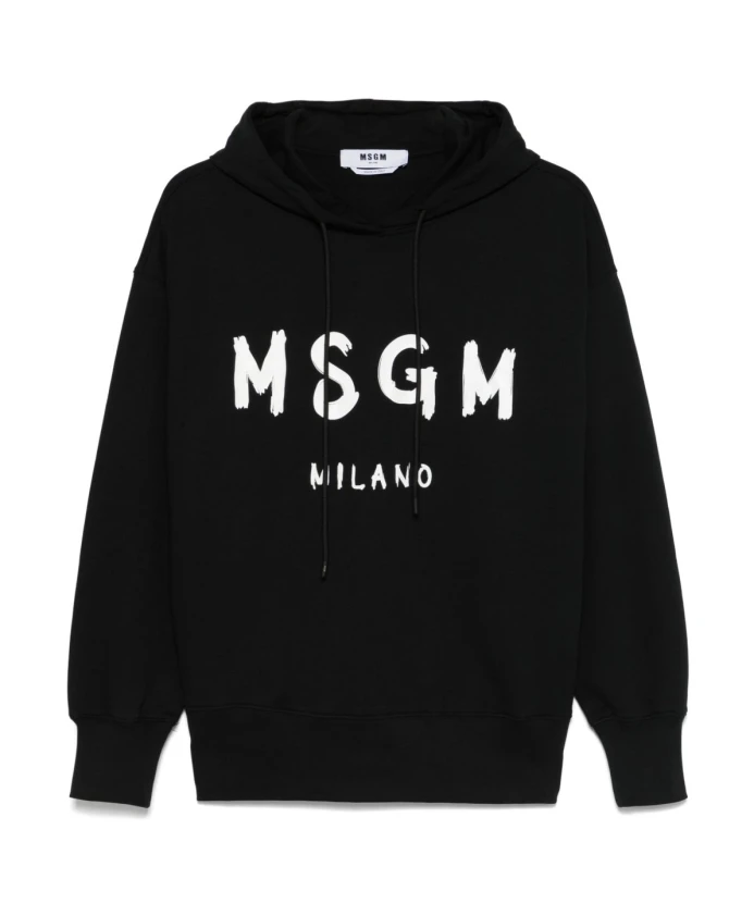 Худи с принтом логотипа и матовой поверхностью Msgm, черный
Худи с принтом логотипа и матовой поверхностью Msgm, черный