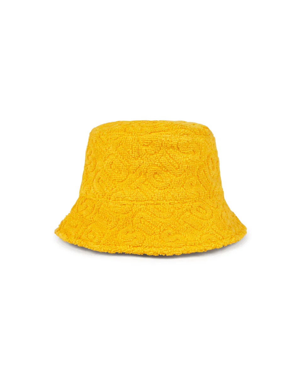 Пляжная шапка из жаккардовой хлопковой махры с логотипом TOUS, жёлтый
Пляжная шапка из жаккардовой хлопковой махры с логотипом TOUS, жёлтый