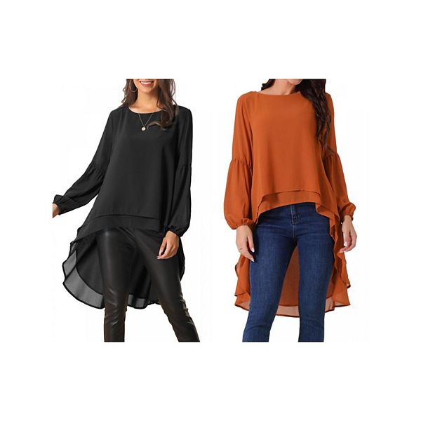 2 упаковки женской блузки с длинным рукавом, круглым вырезом и асимметричным подолом Inspire Chic, Black Caramel
2 упаковки женской блузки с длинным рукавом, круглым вырезом и асимметричным подолом Inspire Chic, Black Caramel