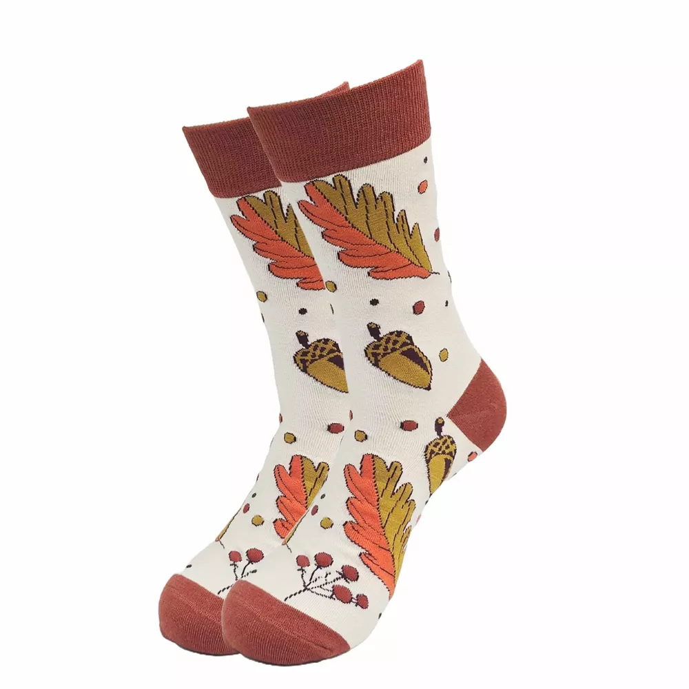 Носки с узором «Осенние листья и желуди» (женские размеры, взрослые, средние) от Sock Panda
Носки с узором «Осенние листья и желуди» (женские размеры, взрослые, средние) от Sock Panda
