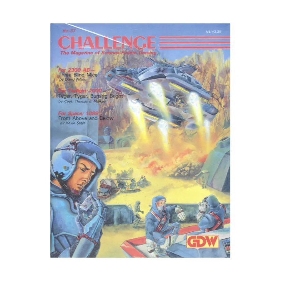 Журнал #37 "2300AD, Twilight - 2000, & Space - 1889 Adventures", Challenge Magazine
Журнал #37 "2300AD, Twilight - 2000, & Space - 1889 Adventures", Challenge Magazine