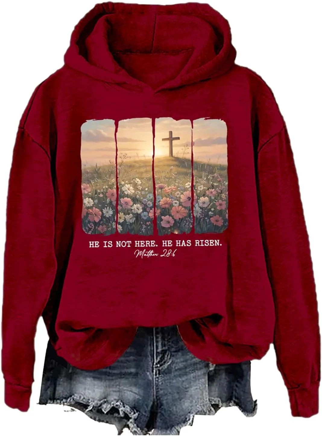 Толстовка He Is Not Here He Has Risen SIMJEW
Толстовка He Is Not Here He Has Risen SIMJEW