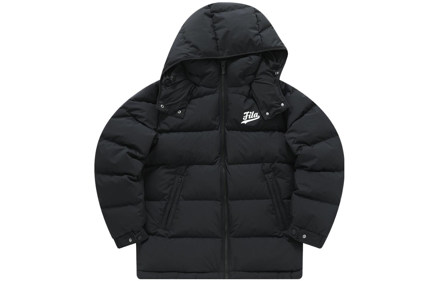Пуховик женский, цвет черный как смоль Fila Fusion 
Пуховик женский, цвет черный как смоль Fila Fusion