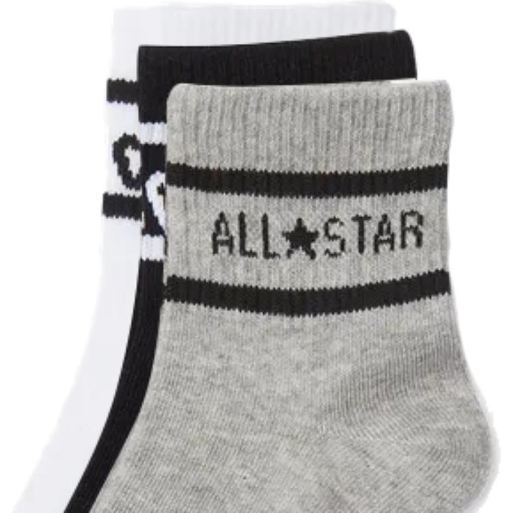 Носки щиколоточные Unisex 3 Pack Converse, 3 штуки (Белый/Черный/Серый)
Носки щиколоточные Unisex 3 Pack Converse, 3 штуки (Белый/Черный/Серый)