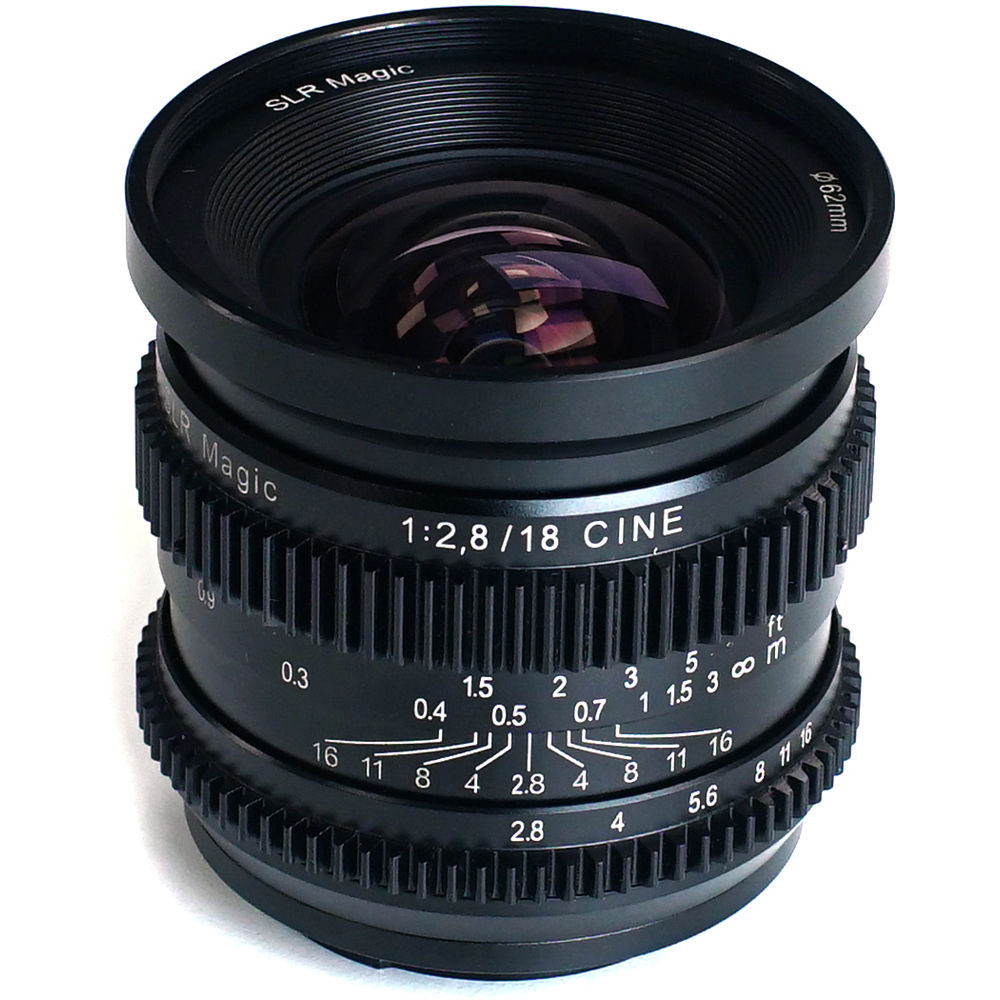 Объектив SLR Magic CINE 18mm f/2.8 (Sony E)
Объектив SLR Magic CINE 18mm f/2.8 (Sony E)