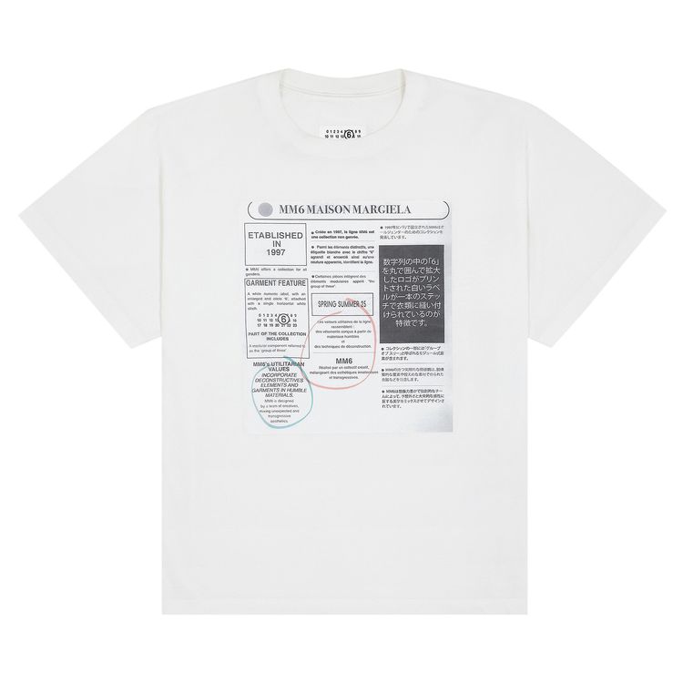Футболка MM6 Maison Margiela T-Shirt Off White, кремовый
Футболка MM6 Maison Margiela T-Shirt Off White, кремовый