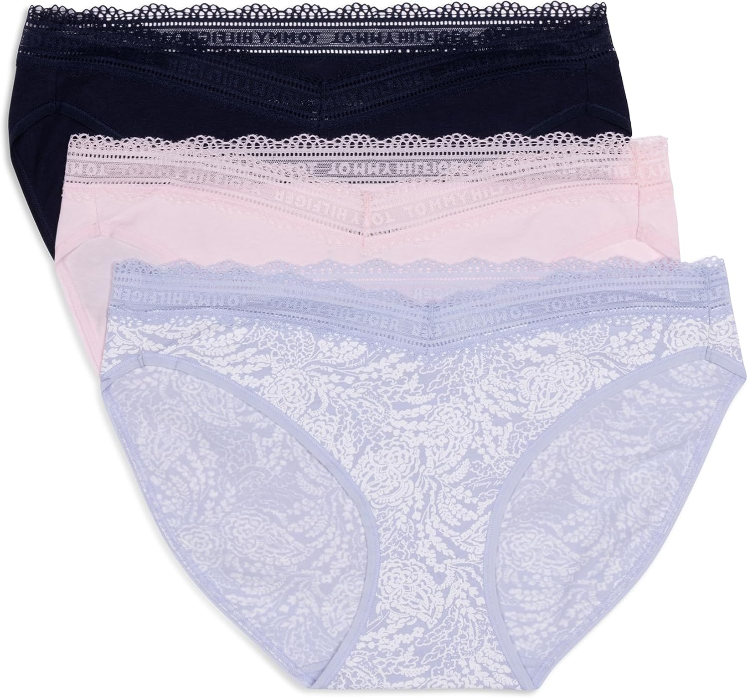 Женский купальник-бикини Tommy Hilfiger из хлопка с V-образным вырезом и логотипом, комплект из 3 пар, Floral Paisley Heather/Blushing Bride/Sky Captain
Женский купальник-бикини Tommy Hilfiger из хлопка с V-образным вырезом и логотипом, комплект из 3 пар, Floral Paisley Heather/Blushing Bride/Sky Captain