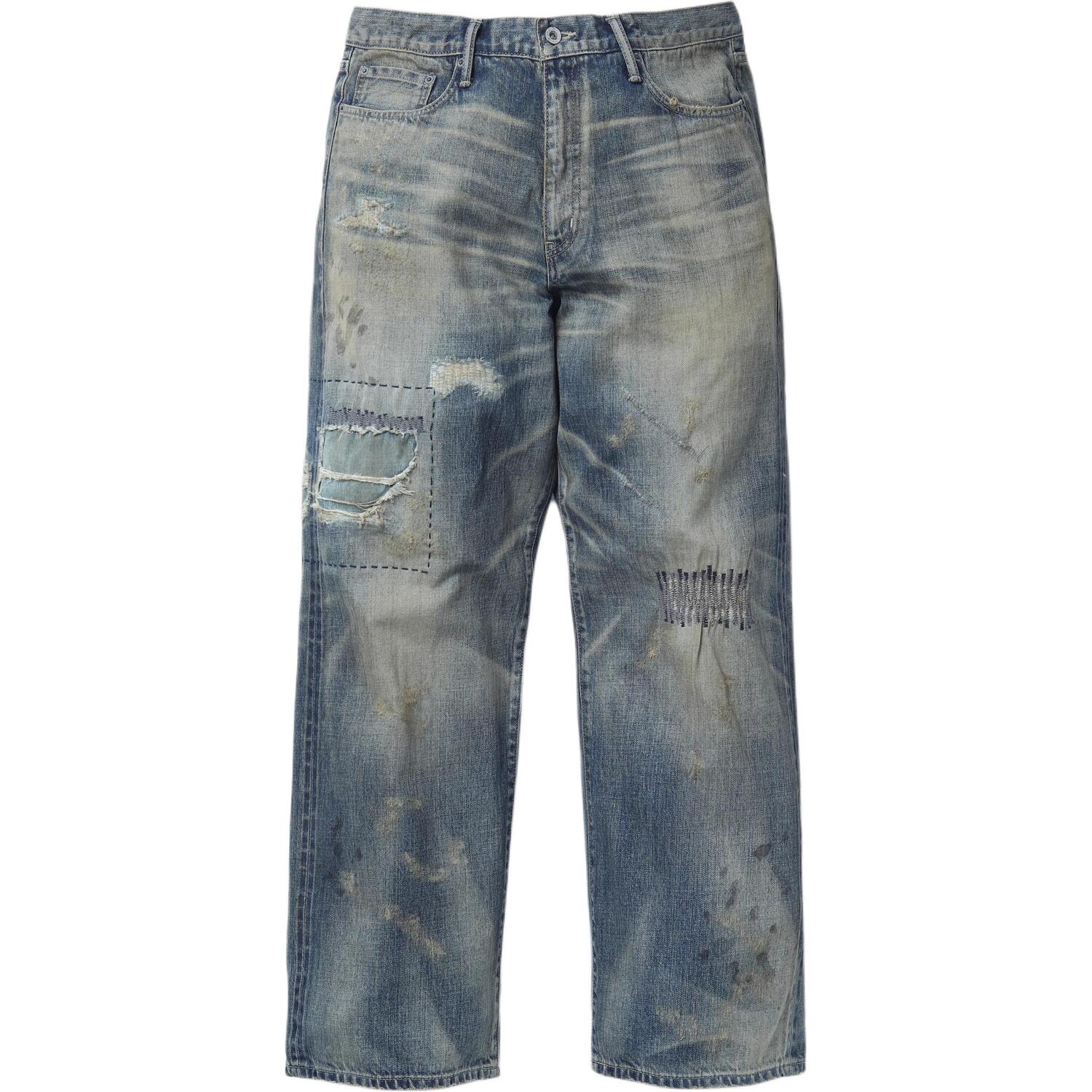 Широкие брюки savage denim dp NEIGHBORHOOD, синий
Широкие брюки savage denim dp NEIGHBORHOOD, синий