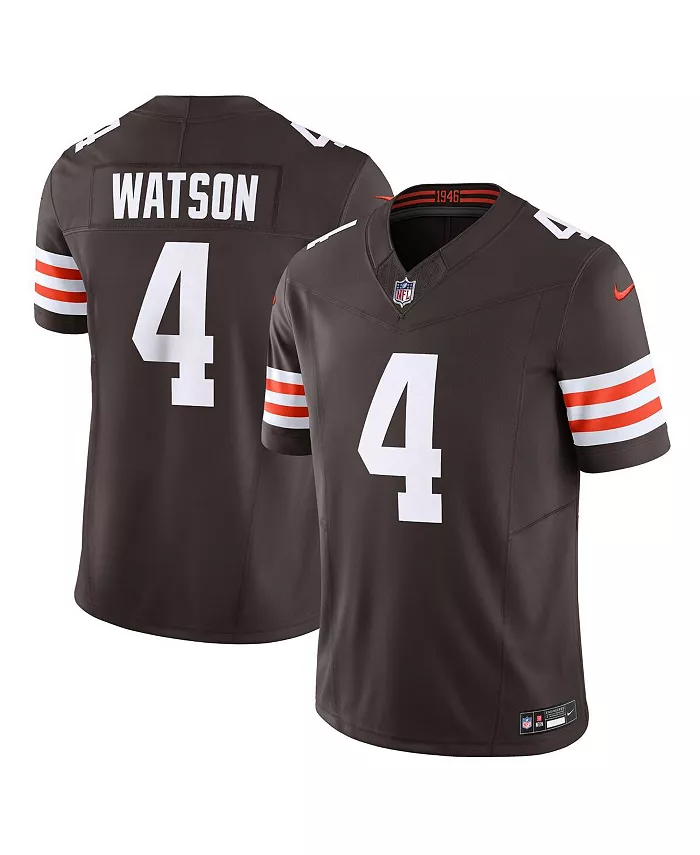 Мужская лимитированная футболка Cleveland Vapor F.U.S.E. Deshaun Watson Nike, коричневый 
Мужская лимитированная футболка Cleveland Vapor F.U.S.E. Deshaun Watson Nike, коричневый