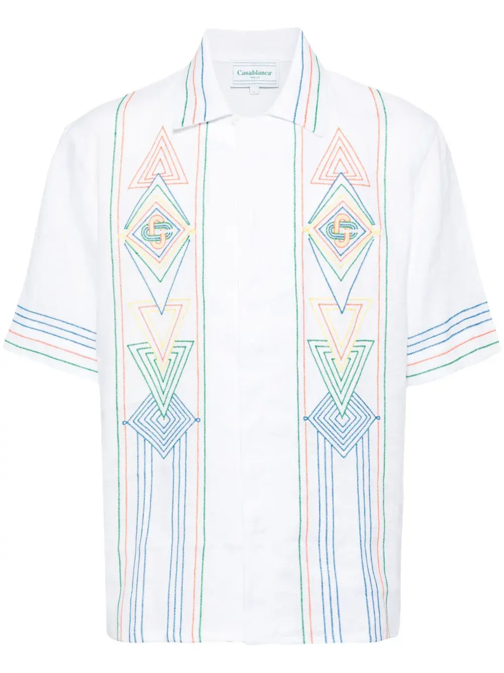 Рубашка с короткими рукавами и вышивкой CASABLANCA, белый
Рубашка с короткими рукавами и вышивкой CASABLANCA, белый