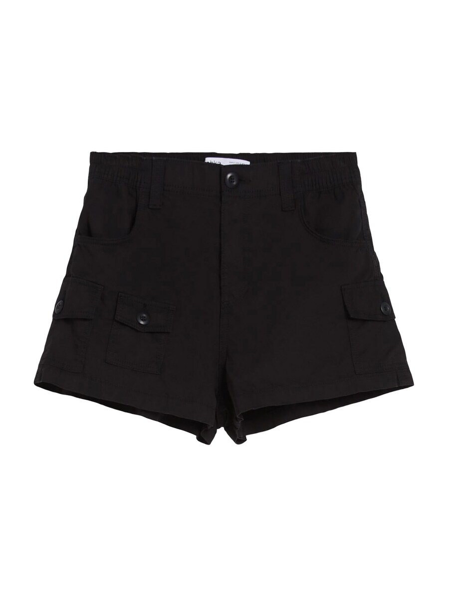 Брюки-карго свободного кроя Bershka, черный
Брюки-карго свободного кроя Bershka, черный