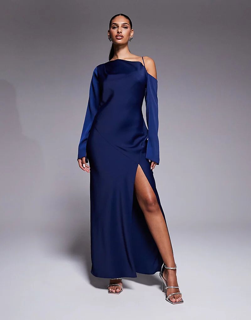 Платье миди с асимметричным вырезом и завязкой сзади ASOS DESIGN синего цвета
Платье миди с асимметричным вырезом и завязкой сзади ASOS DESIGN синего цвета