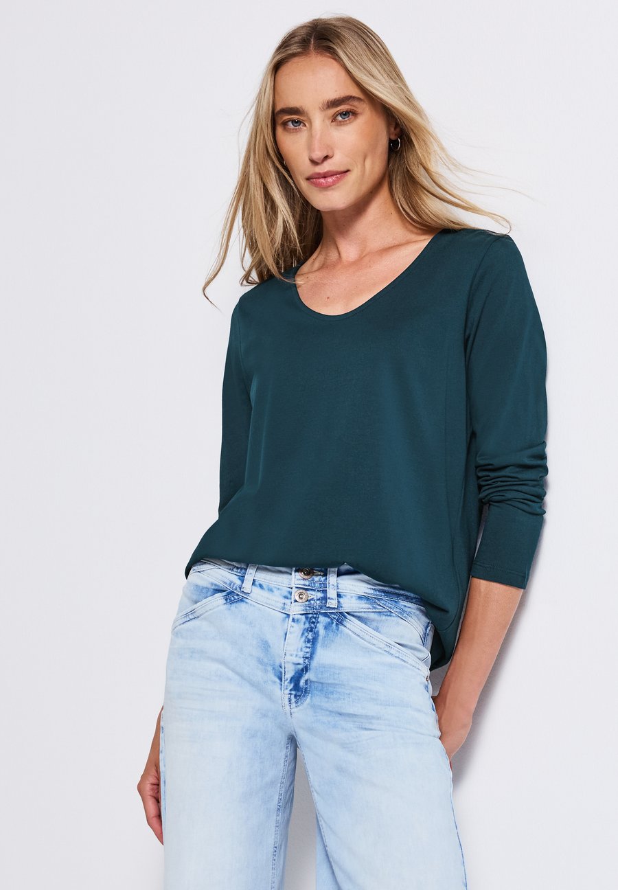 Топ Street One LANGARM, Türkis/Stone Blue Denim
Топ Street One LANGARM, Türkis/Stone Blue Denim