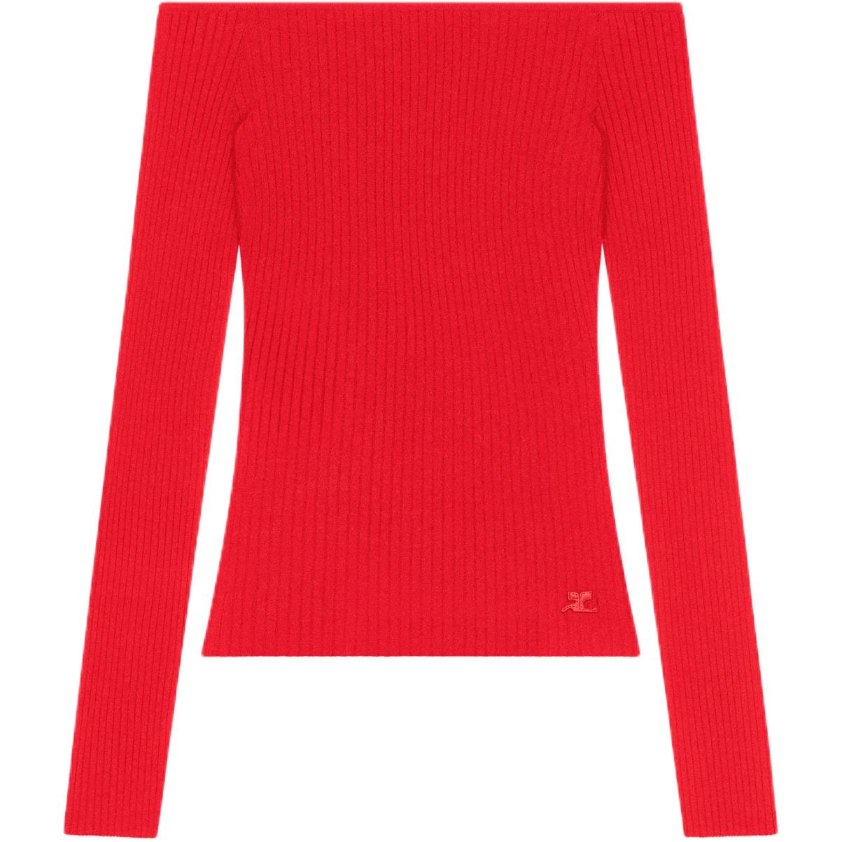 Топ Courrèges с ребрами и открытыми плечами COURREGES, poppy/poppy красный
Топ Courrèges с ребрами и открытыми плечами COURREGES, poppy/poppy красный