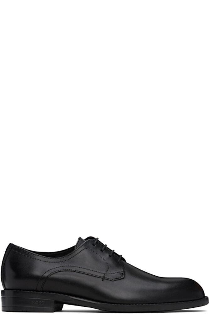 Черные кожаные дерби с двойной строчкой BOSS
Черные кожаные дерби с двойной строчкой BOSS