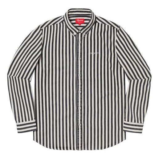 Рубашка denim shirt 'black stripe' Supreme, черный
Рубашка denim shirt 'black stripe' Supreme, черный