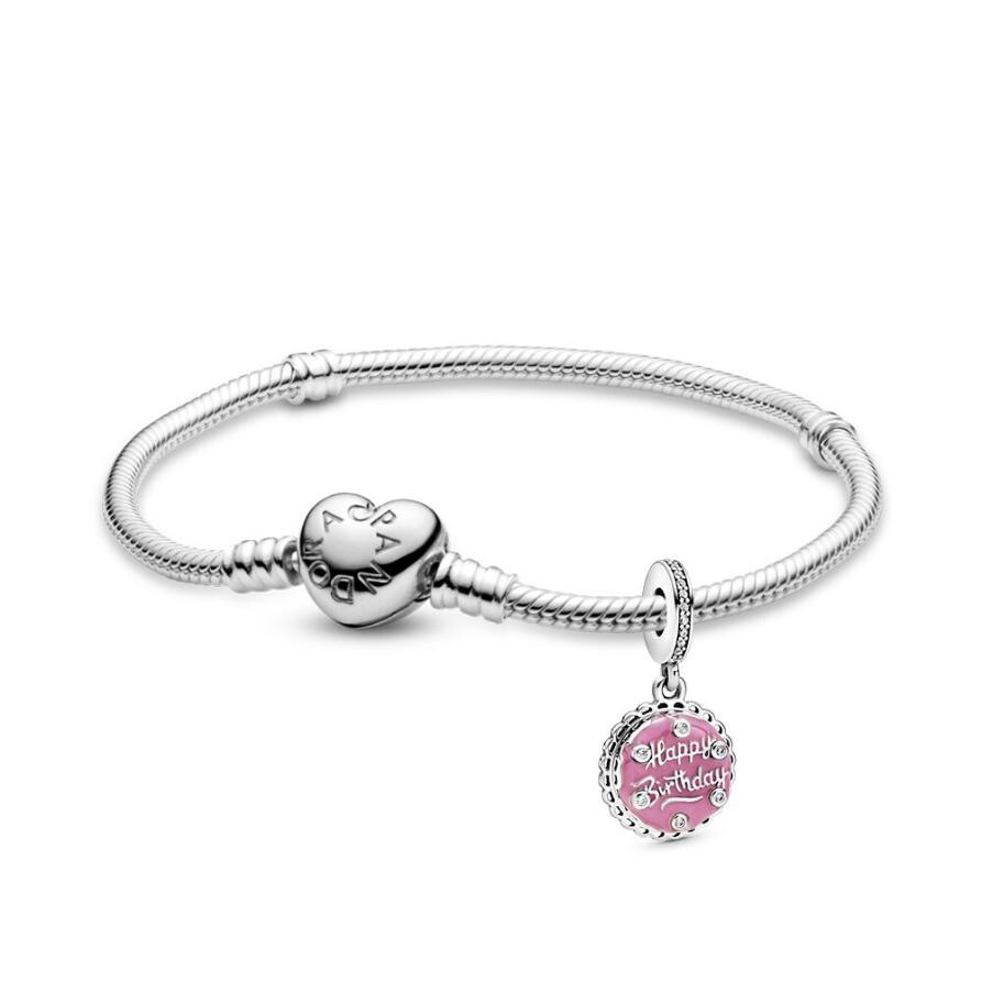 Ювелирный набор Happy Birthday To You Charm Bracelet Set Pandora, стерлинговое серебро
Ювелирный набор Happy Birthday To You Charm Bracelet Set Pandora, стерлинговое серебро