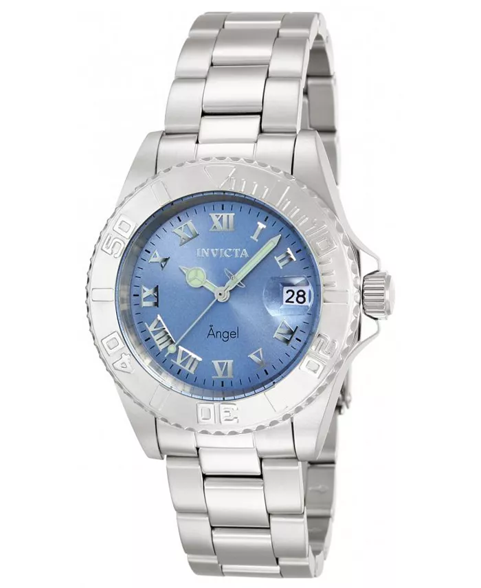 Женские часы 14361 Angel Quartz с тремя стрелками и светло-голубым циферблатом Invicta, серебряный
Женские часы 14361 Angel Quartz с тремя стрелками и светло-голубым циферблатом Invicta, серебряный