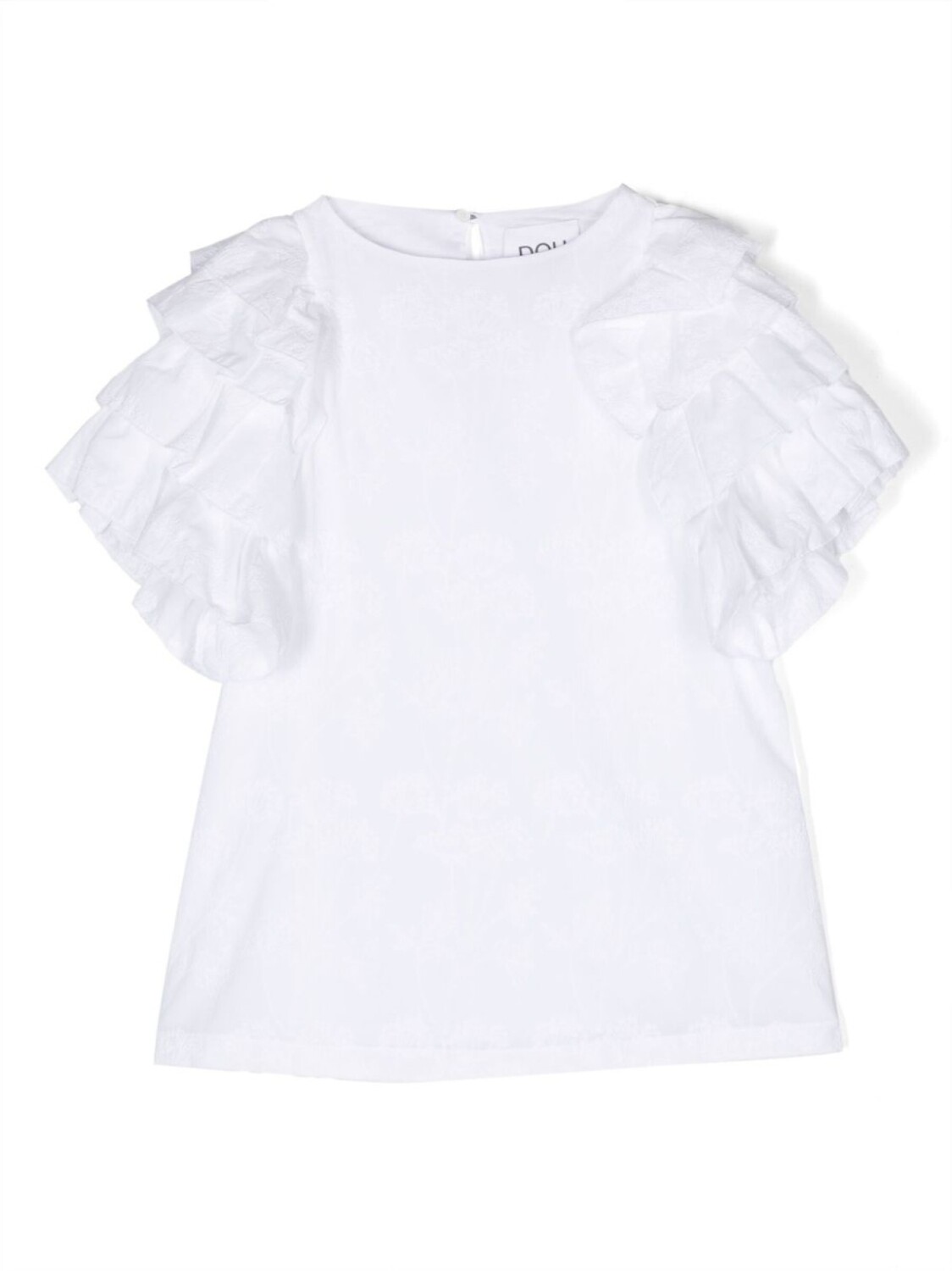 Платье мини с оборками Douuod Kids, белый
Платье мини с оборками Douuod Kids, белый