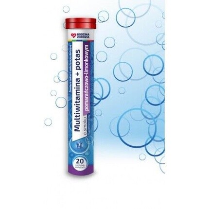 Родзина Здровия Мультивитамины + калий 20 шипучих таблеток, Silesian Pharma
Родзина Здровия Мультивитамины + калий 20 шипучих таблеток, Silesian Pharma