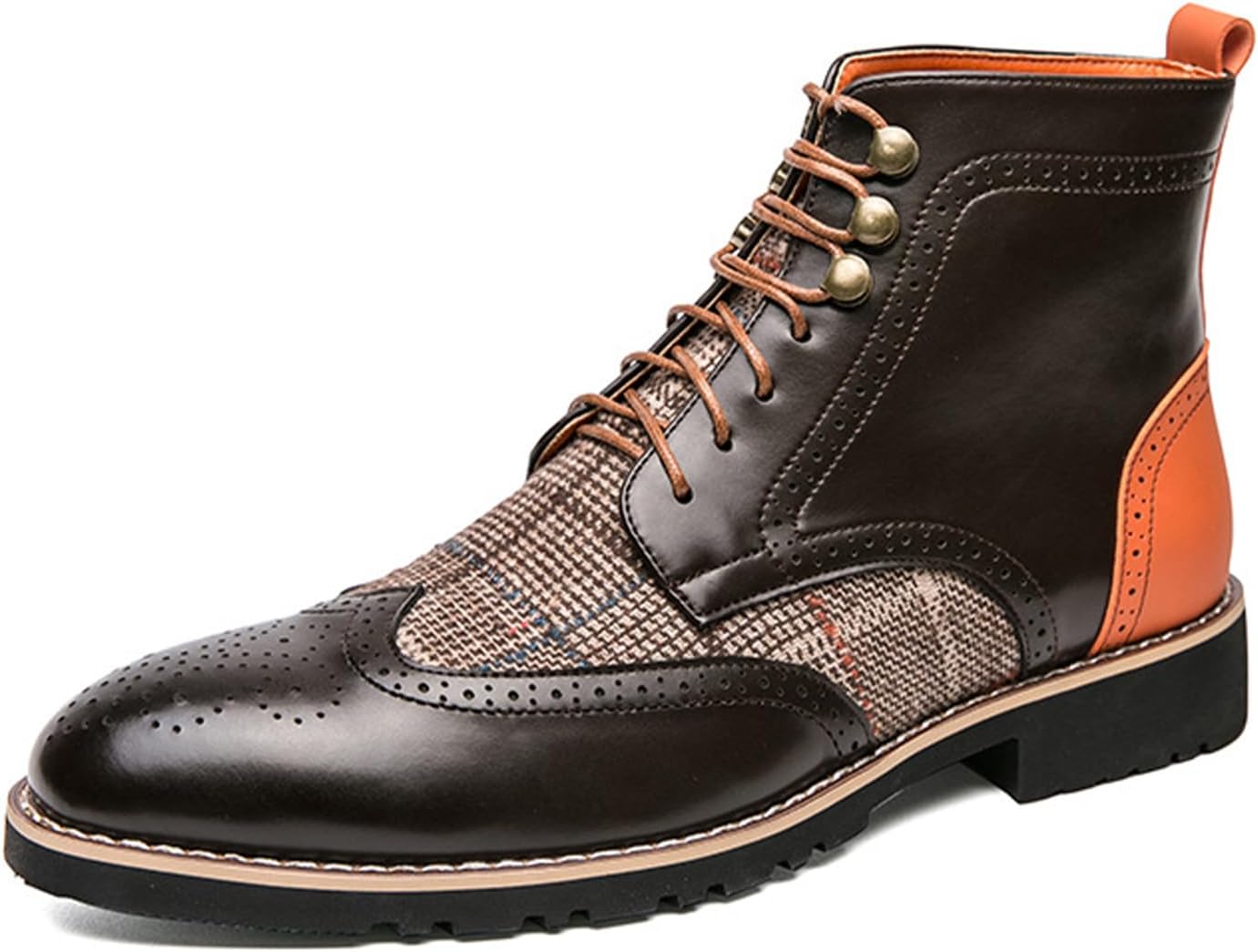 Мужские кожаные броги Ephirebra с крыльями, шнуровкой, оксфорды, удобные ботинки с нескользящей подошвой, зауженный носок, высокие ретро-башмаки до щиколотки, коричневый
Мужские кожаные броги Ephirebra с крыльями, шнуровкой, оксфорды, удобные ботинки с нескользящей подошвой, зауженный носок, высокие ретро-башмаки до щиколотки, коричневый