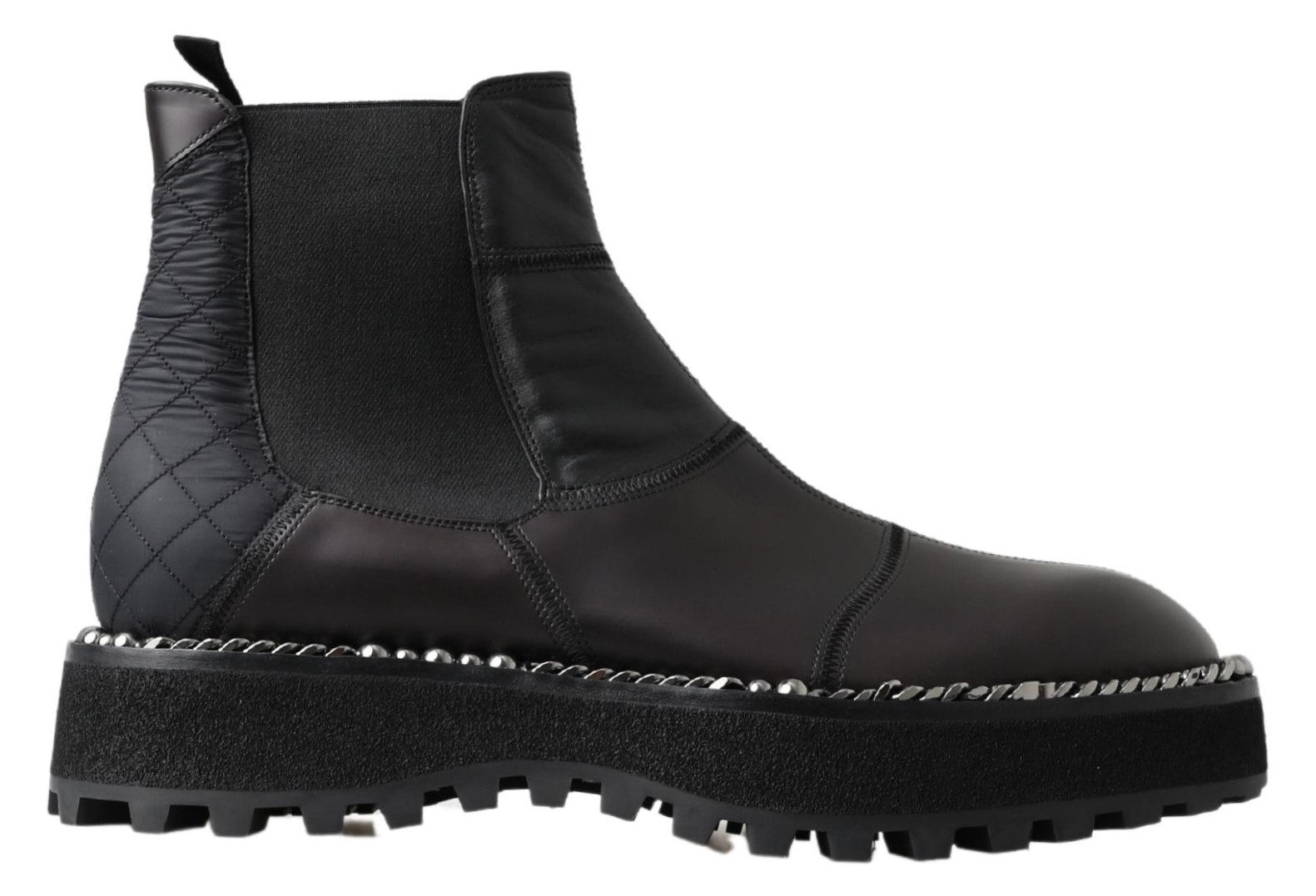 Элегантные черные эластичные ботинки Slip On до щиколотки Dolce & Gabbana
Элегантные черные эластичные ботинки Slip On до щиколотки Dolce & Gabbana