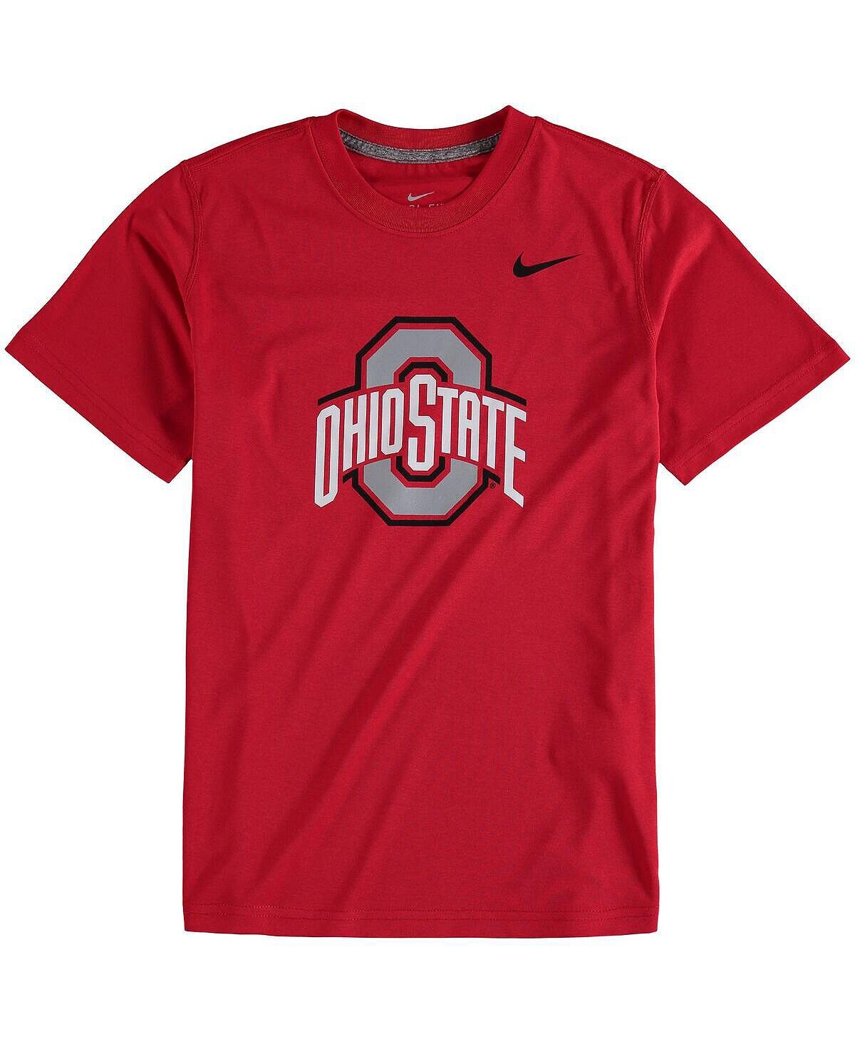 Футболка Big Boys Scarlet Ohio State Buckeyes с логотипом Legend Performance Nike
Футболка Big Boys Scarlet Ohio State Buckeyes с логотипом Legend Performance Nike