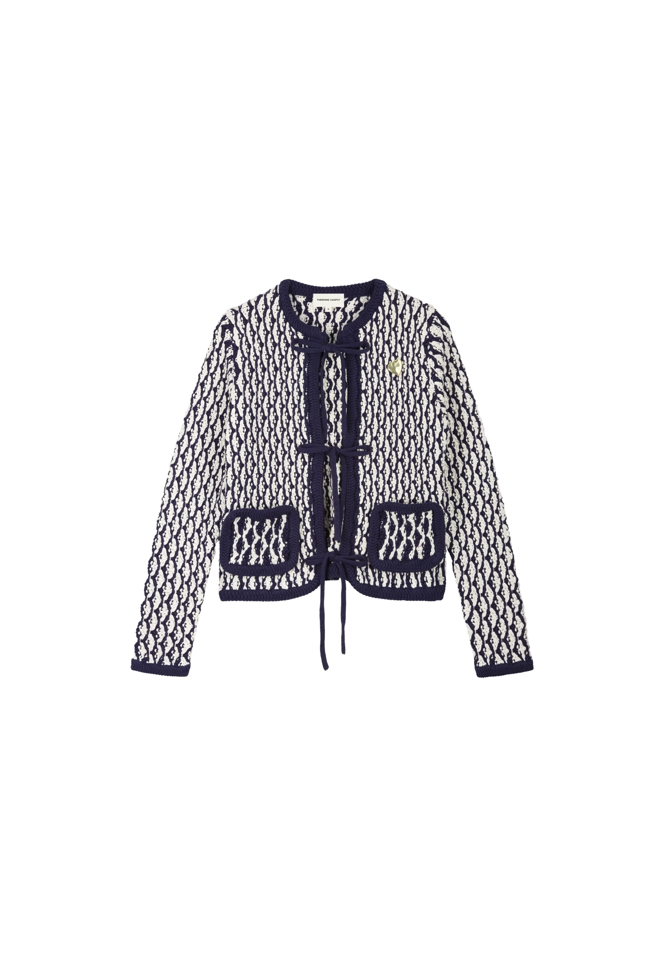 Fabienne Chapot Вязаный кардиган в цвете navy
Fabienne Chapot Вязаный кардиган в цвете navy