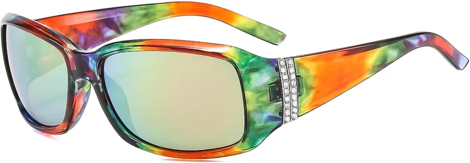 Солнцезащитные очки в крупной оправе с бриллиантами для женщин и мужчин, роскошные винтажные солнцезащитные очки в стиле панк с защитой от УФ-излучения UV400 TKKTLLT, Colorful Gold
Солнцезащитные очки в крупной оправе с бриллиантами для женщин и мужчин, роскошные винтажные солнцезащитные очки в стиле панк с защитой от УФ-излучения UV400 TKKTLLT, Colorful Gold