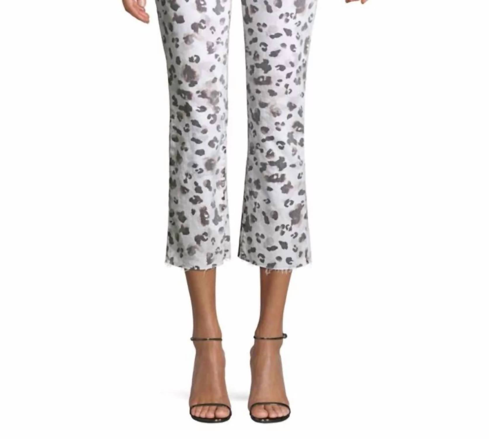 Укороченные джинсы Bootcut с леопардовым принтом в разноцветном цвете JOE'S Jeans
Укороченные джинсы Bootcut с леопардовым принтом в разноцветном цвете JOE'S Jeans