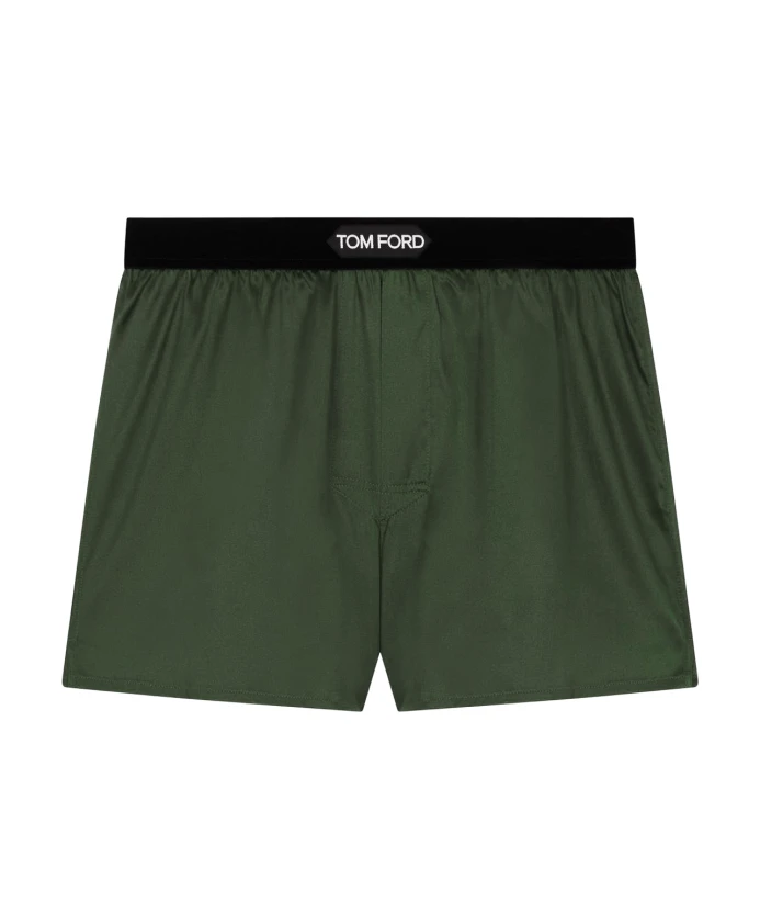 Шелковые боксерские шорты Tom Ford, зеленый
Шелковые боксерские шорты Tom Ford, зеленый