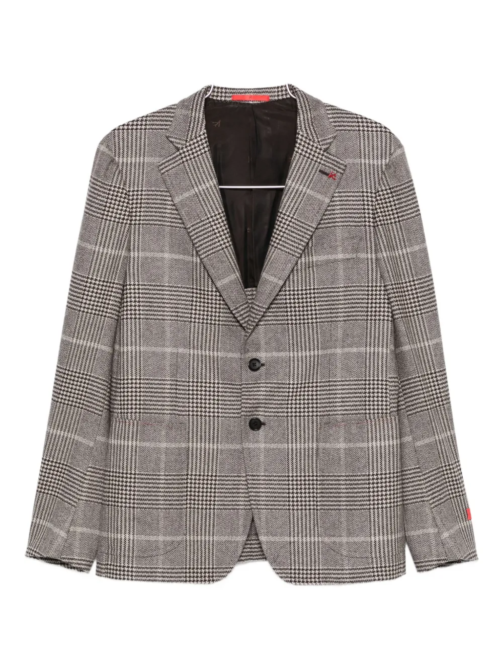Клетчатый пиджак на двух пуговицах Isaia, серый
Клетчатый пиджак на двух пуговицах Isaia, серый