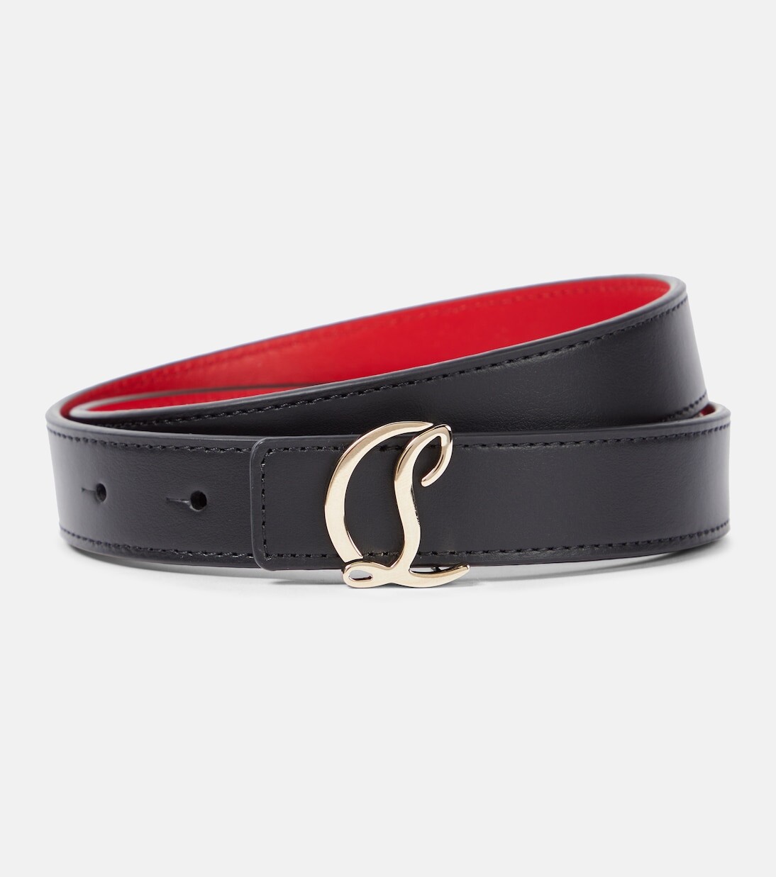 Кожаный ремень cl с логотипом Christian Louboutin, черный
Кожаный ремень cl с логотипом Christian Louboutin, черный