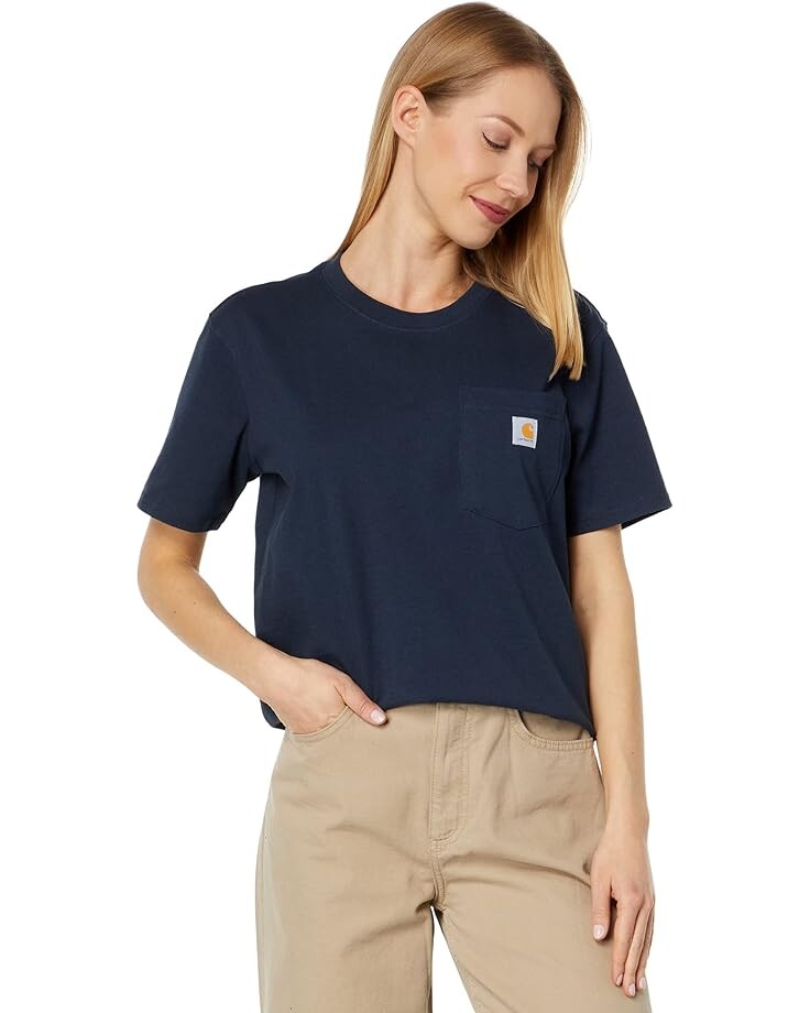 Футболка Carhartt WK87 Workwear Pocket Short Sleeve, темно-синий
Футболка Carhartt WK87 Workwear Pocket Short Sleeve, темно-синий