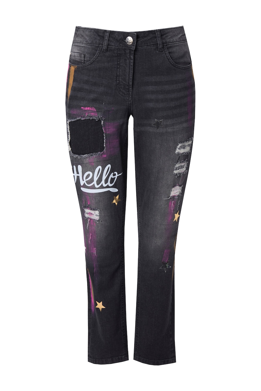 Обычные джинсы Angel of Style, черный
Обычные джинсы Angel of Style, черный