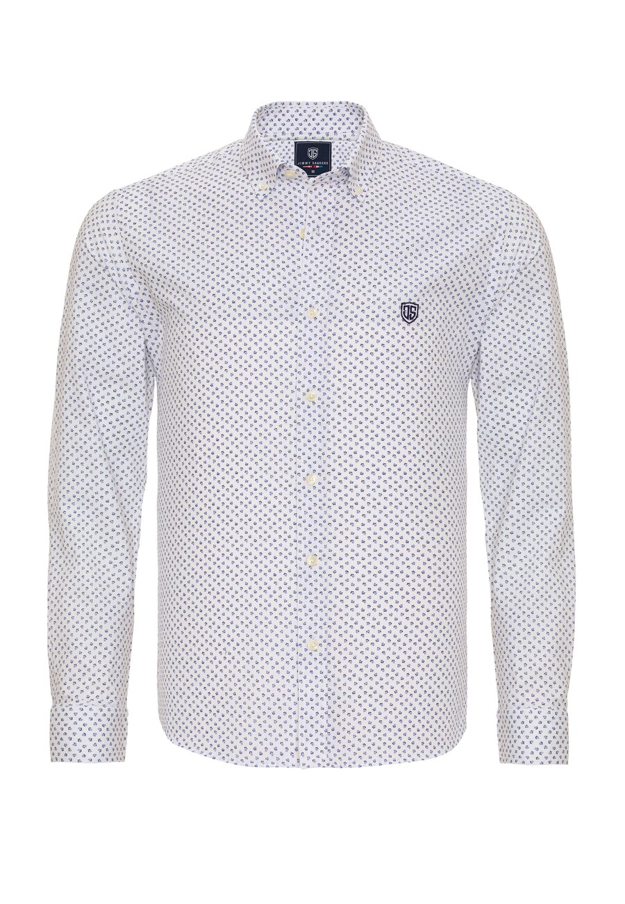 Приталенная рубашка на пуговицах Jimmy Sanders, белый
Приталенная рубашка на пуговицах Jimmy Sanders, белый