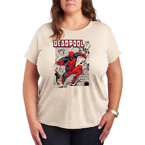 Футболка с принтом комиксов Deadpool Plus size Marvel, Beige
Футболка с принтом комиксов Deadpool Plus size Marvel, Beige