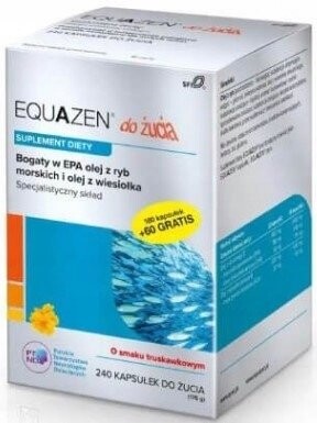 Equazen, Жевательные капсулы со вкусом клубники, 240 капсул.
Equazen, Жевательные капсулы со вкусом клубники, 240 капсул.