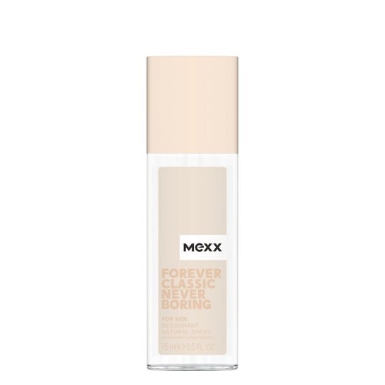Натуральный дезодорант-спрей для женщин, 75 мл Mexx, Forever Classic Never Boring For Her
Натуральный дезодорант-спрей для женщин, 75 мл Mexx, Forever Classic Never Boring For Her