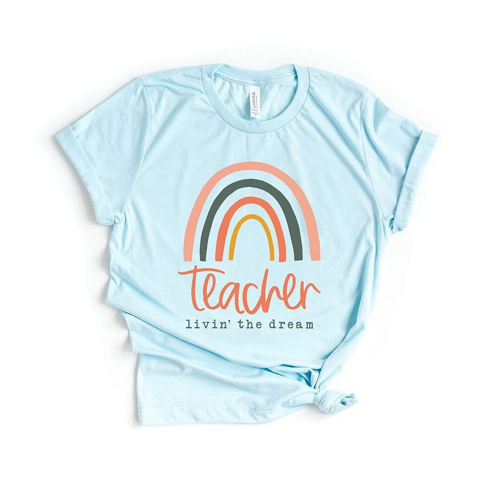 Футболка с короткими рукавами и рисунком радуги Teacher Livin' The Dream Simply Sage Market, цвет Ice Blue
Футболка с короткими рукавами и рисунком радуги Teacher Livin' The Dream Simply Sage Market, цвет Ice Blue