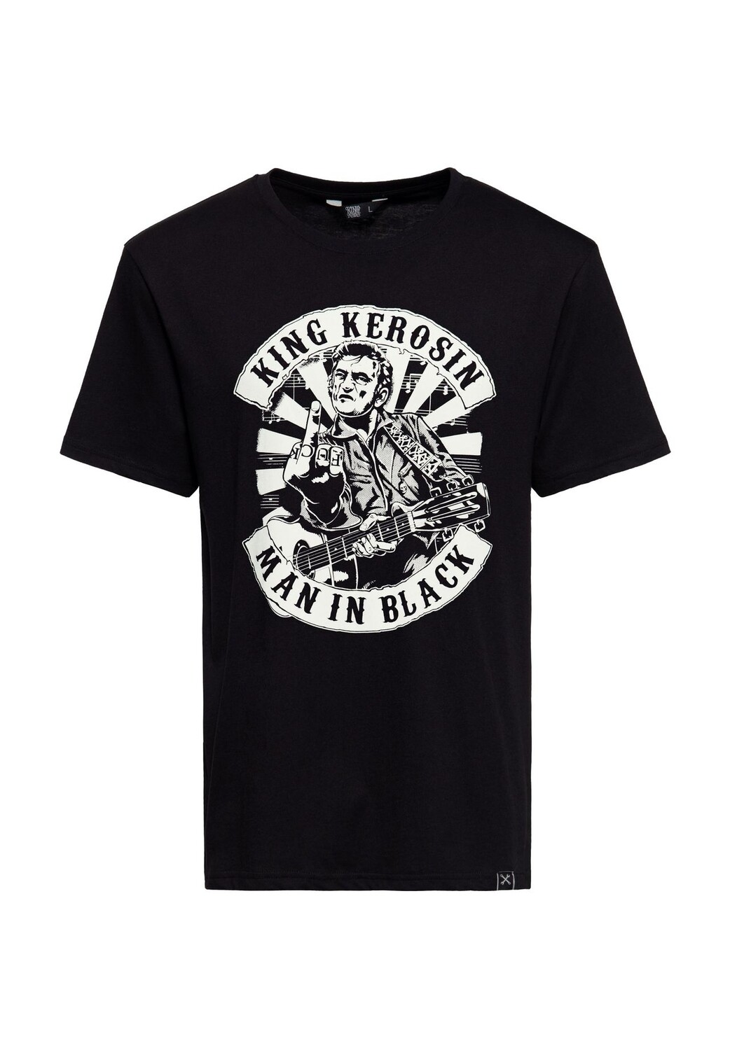 Рубашка с принтом Artwork Принт Man In Black KING KEROSIN, черный
Рубашка с принтом Artwork Принт Man In Black KING KEROSIN, черный