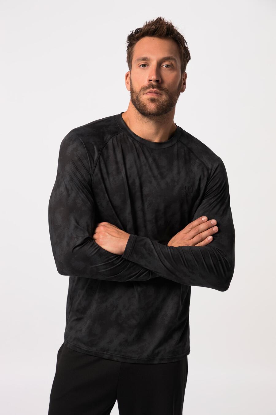 JAY-PI Мужская рубашка с длинными рукавами FLEXNAMICВ Fitness Allover Print Round Neck
JAY-PI Мужская рубашка с длинными рукавами FLEXNAMICВ Fitness Allover Print Round Neck