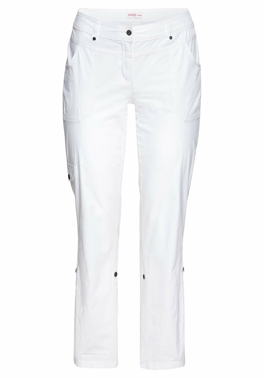 Обычные брюки-карго SHEEGO, белый
Обычные брюки-карго SHEEGO, белый