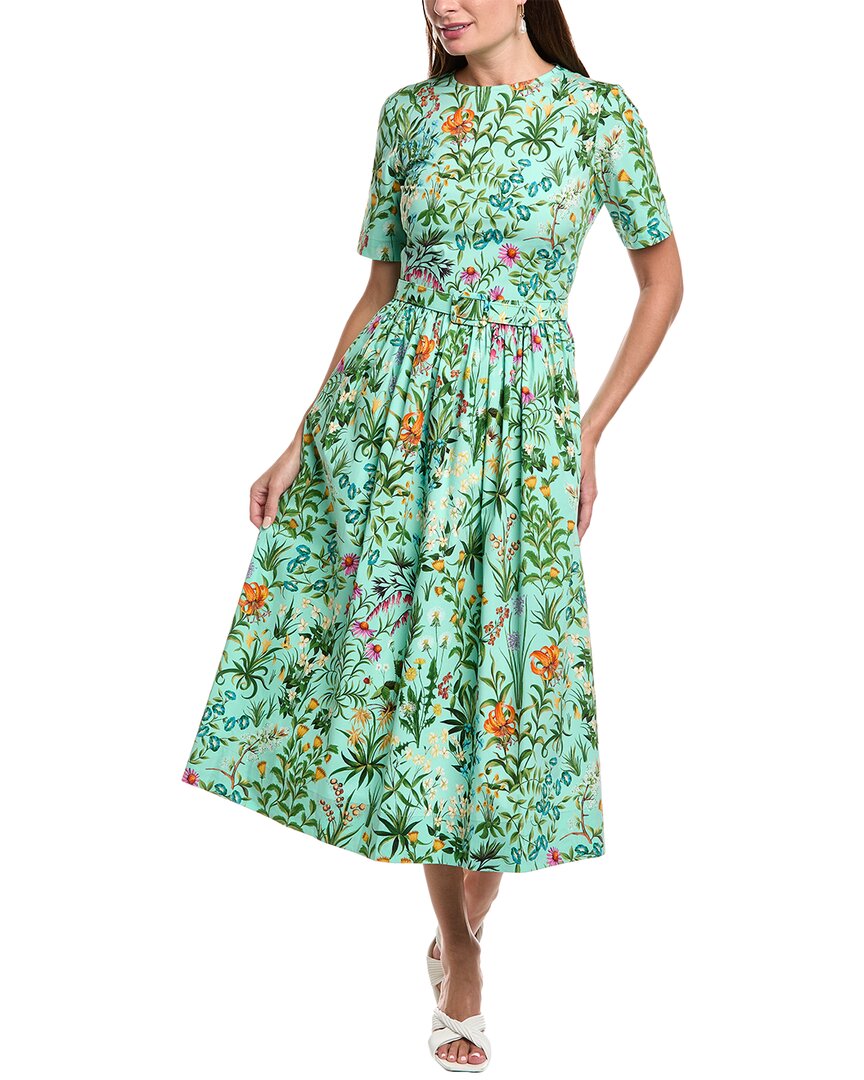 Платье миди Oscar de la Renta, зеленый
Платье миди Oscar de la Renta, зеленый