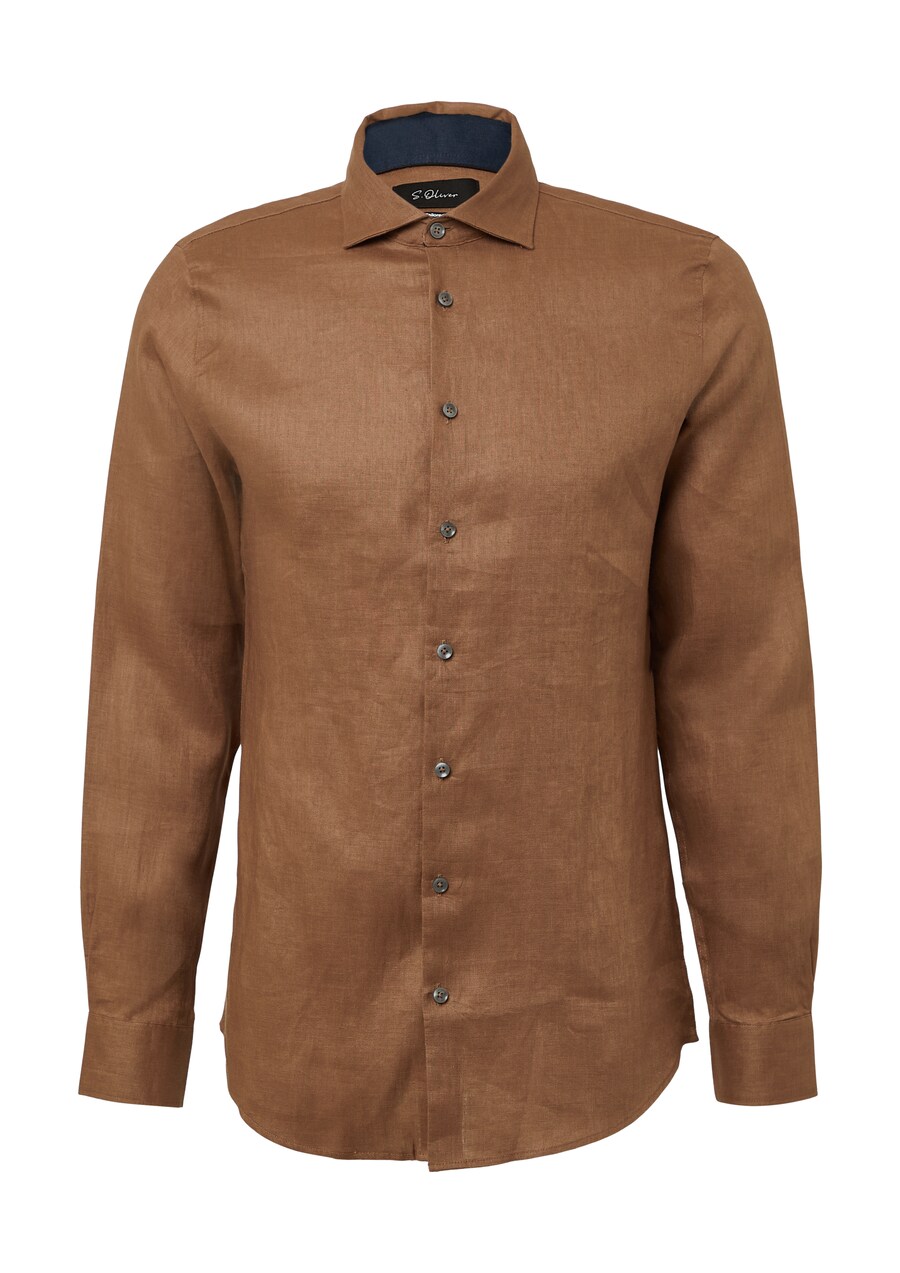 Рубашка на пуговицах классического кроя s.Oliver BLACK LABEL, коричневый
Рубашка на пуговицах классического кроя s.Oliver BLACK LABEL, коричневый