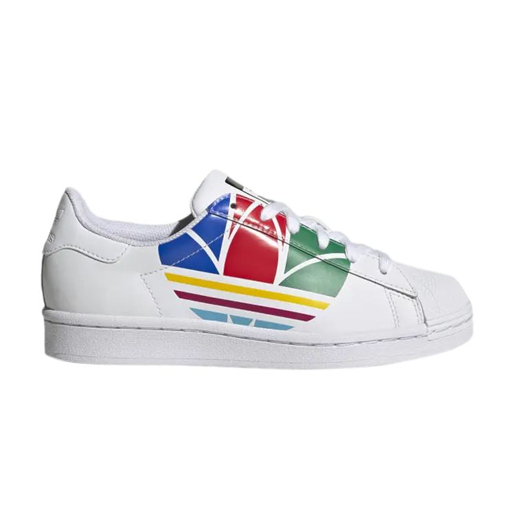 Кроссовки Adidas Superstar Pure J, белый 
Кроссовки Adidas Superstar Pure J, белый