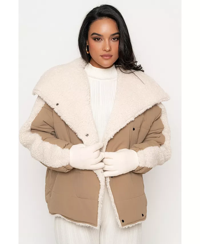 Женская контрастная куртка из шерпы JLUXLABEL, мультиколор
Женская контрастная куртка из шерпы JLUXLABEL, мультиколор