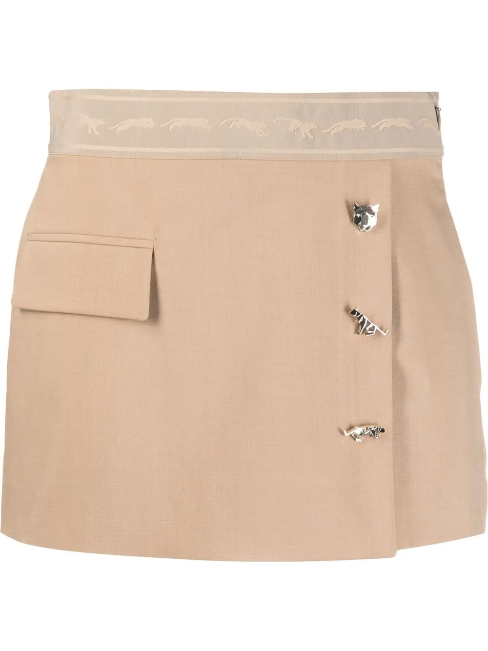 Юбка-шорты с принтом Krizia, нейтральный
Юбка-шорты с принтом Krizia, нейтральный